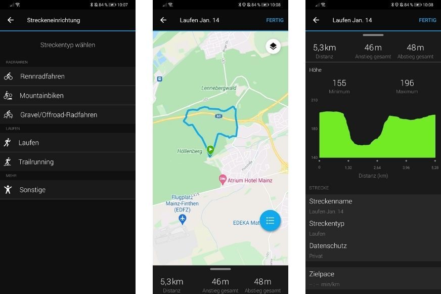 Вы можете увидеть, как создавать маршруты в приложении Connect.